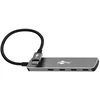 Image de Goobay USB hub (USB-C) | 4x USB-C | USB3.0 5 Gbps | aluminium | 0,10 meter