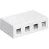 Image de Uitvoerdoos | voor 4 Keystone modules | wit