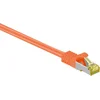 Image de Wentronic 91579 - Cat 7 STP-kabel - RJ45 - 0.5 m - Oranje