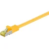 Image de Goobay RJ45 netwerkkabel S/FTP (PiMF), 500 MHz, met CAT 7 ruwe kabel, geel, 25 m, LSZH halogeenvrije kabelmantel, koper, RJ45-connector (CAT 6A)