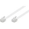 Image de Goobay Telefoonkabel RJ11 - RJ11 / wit - 3 meter