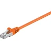 Image de Goobay CAT 5e Patch Cable, F/UTP, orange 1 m