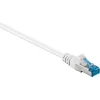 Image de S/FTP CAT6a 10 Gigabit netwerkkabel / wit - LSZH - 10 meter