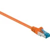 Image de Goobay - S/FTP netwerkkabel CAT6a - Oranje - 0,25 meter