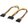 Image de Goobay pc Y-stroomkabel/stroomadapter, 0,2 m, SATA 1 x stekker naar 2 x poort