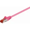 Image de Goobay CAT 6 Patch Cable, S/FTP (PiMF), magenta 1 m
