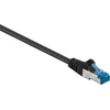 Image de S/FTP CAT6a 10 Gigabit netwerkkabel / zwart - LSZH - 1,5 meter