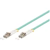 Image de Goobay LC Duplex Optical Fiber Patch kabel - Multi Mode OM3 - turquoise / LSZH - 15 meter