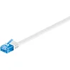 Image de Wentronic CAT6A Netwerkkabel - RJ45 - Wit - 1 m