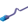 Image de Goobay UTP platte netwerkkabel paars - CAT6a - 2 meter
