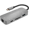 Image de Terratec CONNECT C8 USB-C (USB 3.2 Gen 2) multiport hub Grijs