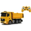 Image de Jamara RC voertuig Auto - 405108 RC Vrachtwagen Mercedes-Benz Arocs Kiepwagen - Geel - 2,4GHz RC Model Kant en Klaar - 1:26 Bestuurbare Auto
