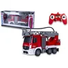 Image de Jamara RC voertuig Auto - 407300 RC Brandweerwagen - Mercedes-Benz Antos - Draaibare Ladder en Sproeifunctie - 2,4GHz RC Model Kant en Klaar - 1:26 Bestuurbare Auto