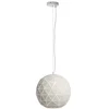 Image de Deko-Light Asterope Round 400 - Hanglamp Metaal - Rond - Mat Wit - Modern - Geschikt voor LED