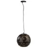 Image de Deko-Light Asterope Round 400 - Hanglamp Metaal - Rond - Mat Zwart - Modern - Geschikt voor LED
