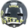 Image de uvex Kid 3 Fietshelm Kind Dirtbike Grey/Lime - Unisex - maat 55-58
