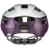 Image de uvex Rise CC WE Fietshelm Silver / Plum mat - Unisex - maat 52-56