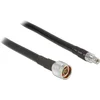 Image de N (m) - RP-SMA (m) kabel - CFD400/LLC400 - 50 Ohm / zwart - 1 meter