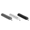 Image de Zelfklevende kabelhouders voor 7 kabels - 6 stuks / zwart/wit/grijs