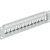 Image de Premium 10'' Patch Panel voor 12 Keystone modules / grijs
