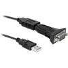 Image de Delock - USB 2.0 naar Seriële Kabel - Zwart - tot 1 meter