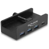 Image de Delock External USB 5 Gbps 4 Port Hub 3 x USB Type-A and 1 x USB Type-C  with Locking Screw