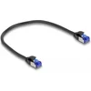 Image de DeLOCK 80225 netwerkkabel Zwart 0,25 m Cat6a S/FTP (S-STP)