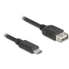 Image de Delock USB 2.0 Cable USB Type-C  male to EASY USB Type-A female 1 m