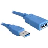 Image de Delock - USB 3.0 Verlengkabel - Blauw - 2 meter
