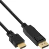 Image de Delock - DisplayPort naar HDMI Beeldscherm Kabel - zwart - 2 meter