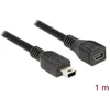 Image de Delock USB 2.0 Mini Male naar USB 2.0 Mini Female - 1 m