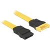 Image de SATA data verlengkabel - plat - SATA600 - 6 Gbit/s / geel - 0,30 meter