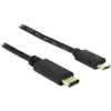 Image de Delock 83334 USB-kabel USB 2.0 USB-micro-B stekker, USB-C stekker 2.00 m Zwart