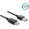Image de USB Verl. Delock A - A St/Bu 3.00m zw Easy USB