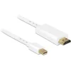 Image de Premium Mini DisplayPort 1.1a naar HDMI 1.3 kabel (Full HD 1080p) / wit - 0,50 meter