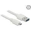 Image de Easy-Micro USB naar Easy-USB-A kabel - USB2.0 - tot 2A / wit - 2 meter