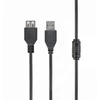 Image de USB-A verlengkabel | ferrietkern | USB2.0 | 10W | zwart | 2 meter