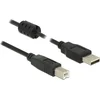 Image de USB kabel USB 2.0 Type-A mannelijk naar USB 2.0 Type-B Mannelijk 0.5 m Zwart