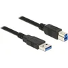 Image de DeLOCK 85066 USB-kabel 1 meter USB 3.2 Gen 1 (3.1 Gen 1) USB A USB B Zwart