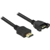 Image de HDMI (m) - HDMI (v) inbouw adapter - versie 1.4 (4K 30Hz) - 1 meter