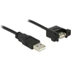 Image de Delock USB 2.0 A Male naar USB 2.0 A Female - 1 m