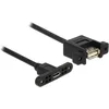 Image de Delock - USB 2.0 A Female naar USB 2.0 Micro Female - 1 m