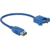 Image de Delock USB 3.0 A Male naar USB 3.0 A Male - 0.25 m