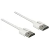 Image de Dunne Premium HDMI kabel - versie 2.0 (4K 60Hz) / wit - 0,25 meter
