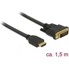 Image de Delock HDMI to DVI 24+1 cable bidirectional 1.5 m