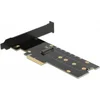 Image de Delock PCI Express x4 Card to 1 x internal NVMe M.2 Key M with heat sink and RGB LED illumination - Low Profile Form Factor