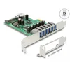 Image de Delock PCI Express x1 Card to 6 x external + 1 x internal USB 5 Gbps Type-A female