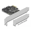 Image de Delock 2 port SATA PCI Express Card - Low Profile Form Factor