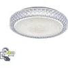 Image de Leuchten Direct Roda - Retro LED Plafondlamp - 1 lichts - Ø 400 mm - Transparant - Woonkamer | Slaapkamer | Keuken