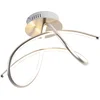 Image de Leuchten Direct viola - Design LED Plafondlamp - 1 lichts - L 500 mm - Staal - Woonkamer | Slaapkamer | Keuken